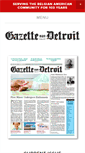 Mobile Screenshot of gazettevandetroit.com